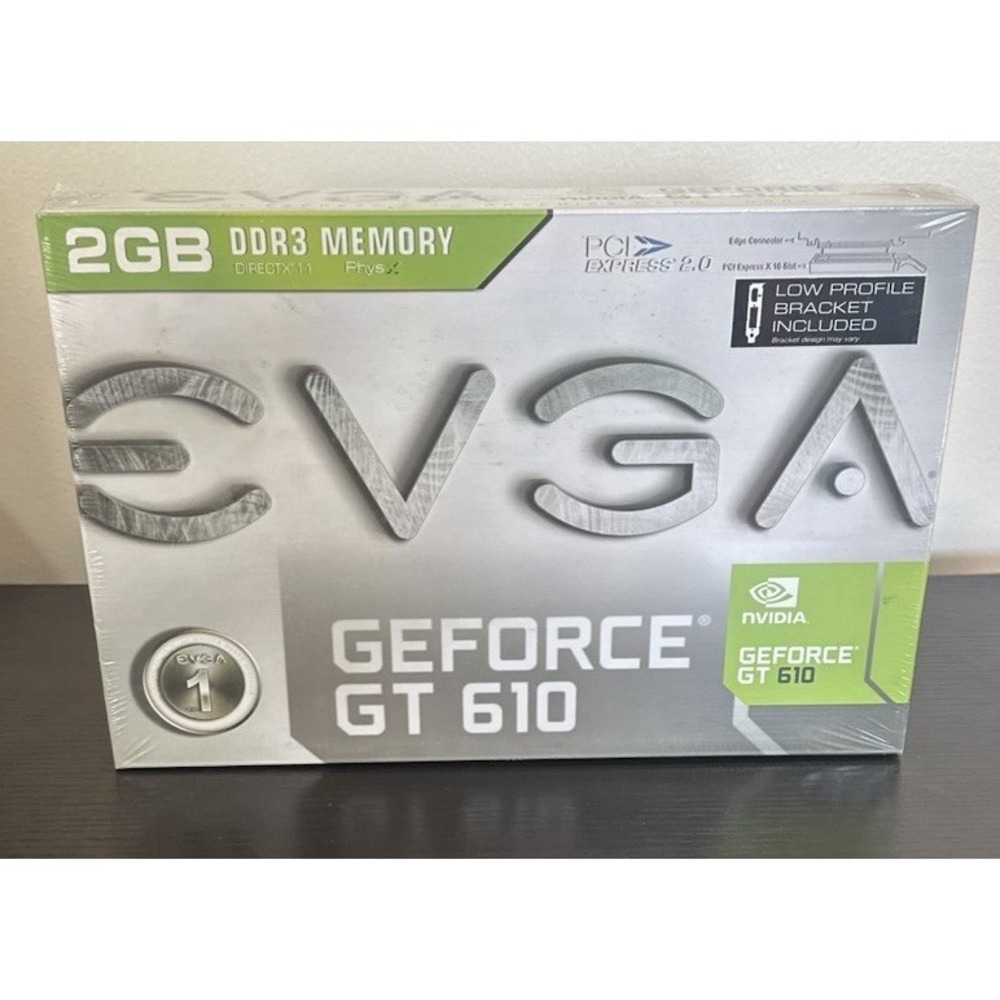 NEW Sealed EVGA Nvidia GeForce GT 610  (02GP32619KR) 2GB DDR3 DirectX 11